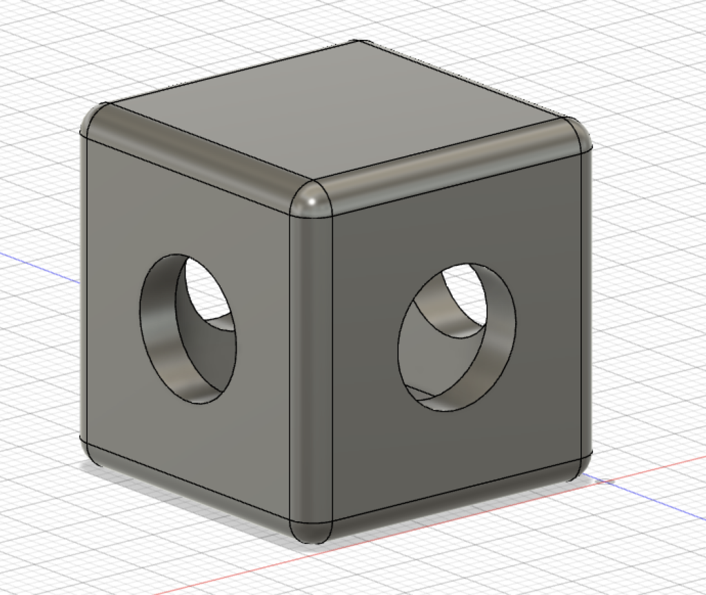 cube with holes in it but alt text