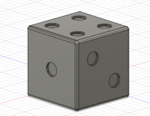 view one of dice